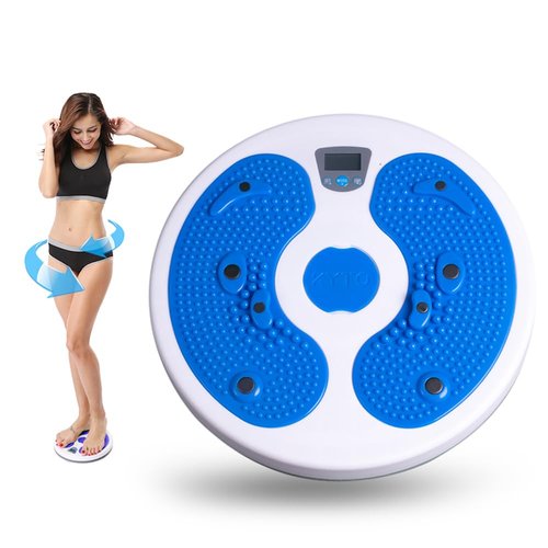 KYTO Waist Twister Disc, Waist Twist Board for Exercise Twisting Waist Disc with Counter Waist Twister for Women Belly Fat Body Shaping Fitness Twister Machine with Massage Foot Sole