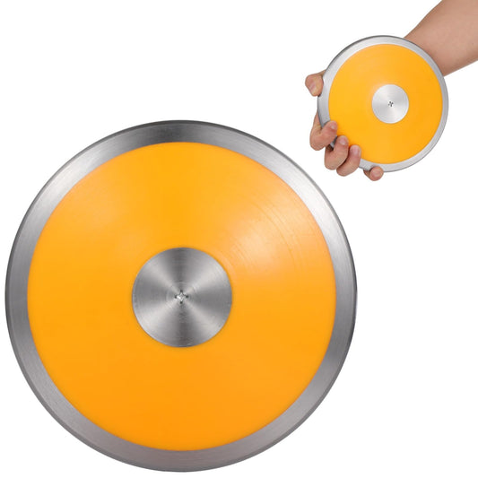1.0 Kg Sports Training Discus, Track and Field Discus for Women, Nylon-Iron Built, Easy-to-Grip Anti-Slip Finish, Adult Female Sports Practice Discus