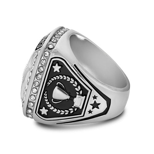 Express Medals Champion Baseball Softball Trophy Ring Award Gift Fantasy Prize with Display Neck Chain and Stand Championship Rings