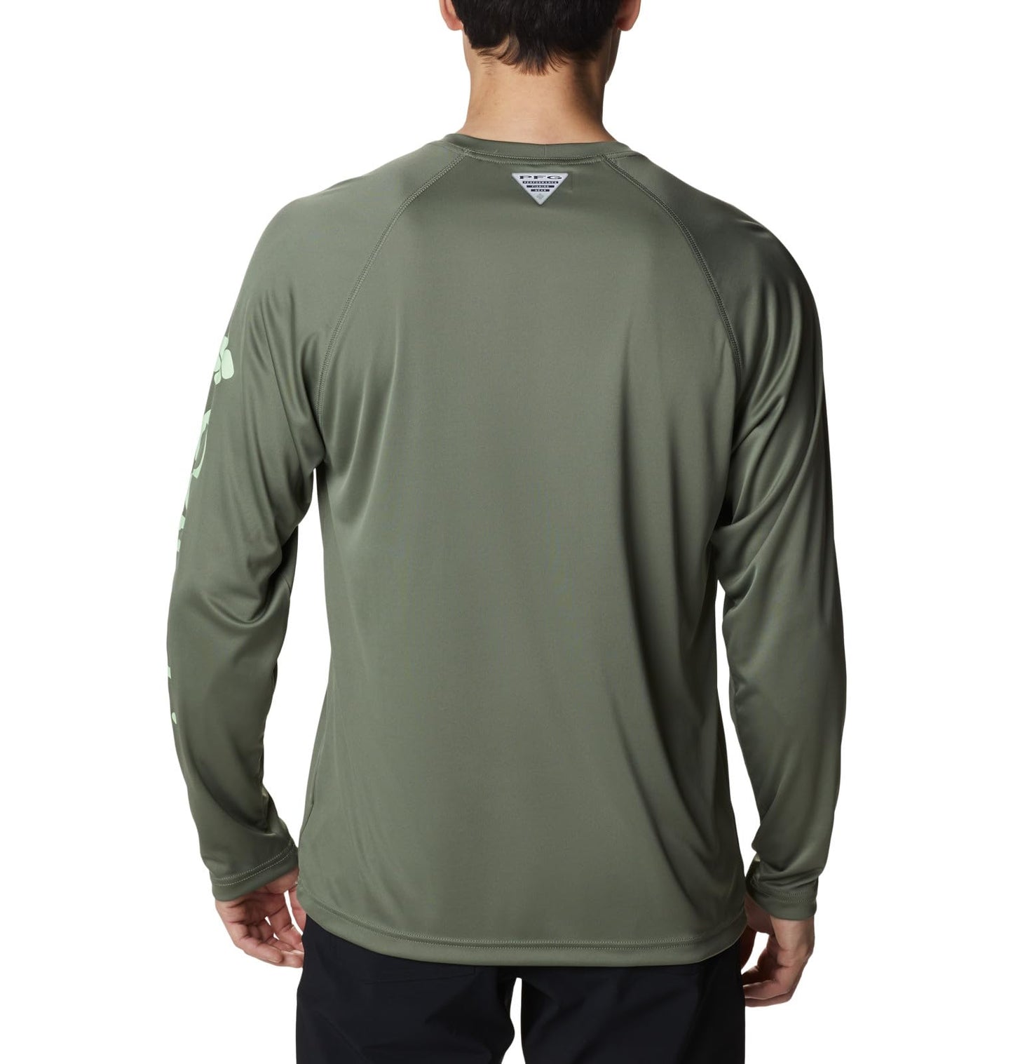 Columbia Men's Terminal Tackle Long Sleeve Fishing Shirt, Cypress/Key West Logo, XX-Large