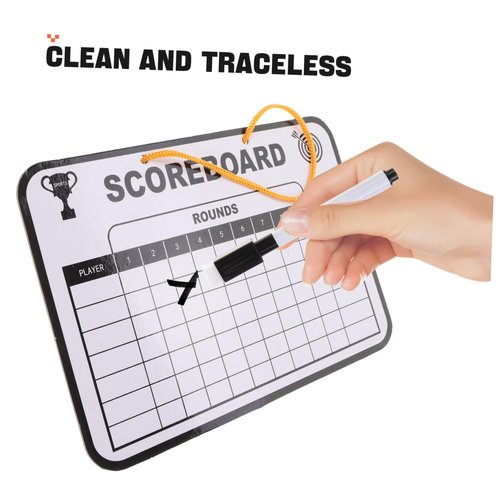 NAMOARLY Golf Writing Score Board Double-Sided Dry Erase Scoreboard for Outdoor Golf Competition