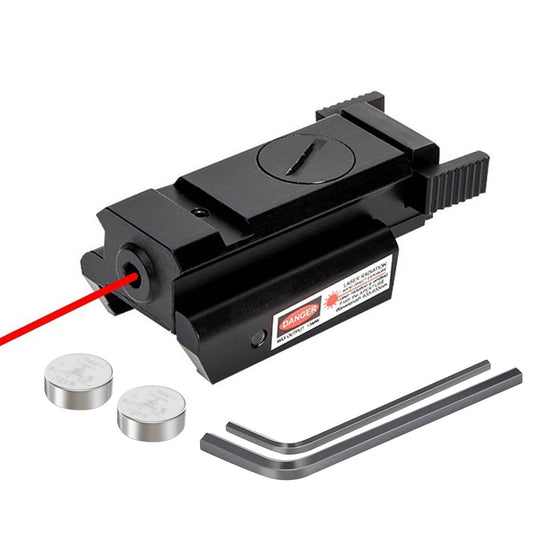 KASENTE Red Laser Sight, Low Profile Picatinny Mount Red Beam Sight, Ambidextrous Control, Class II(Power <3mW)