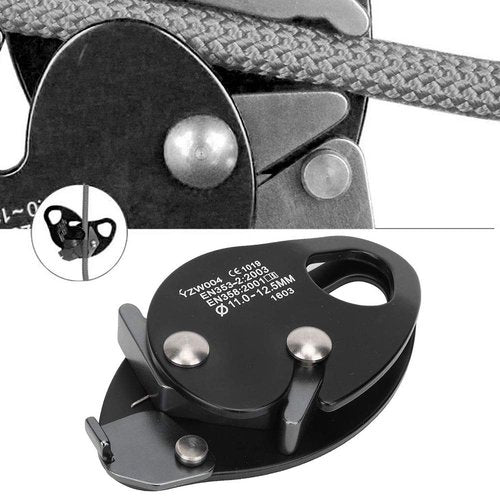 ETAINGYEUN Climbing Descender Rope Grab Gear for Mountaineering Rock Climbing