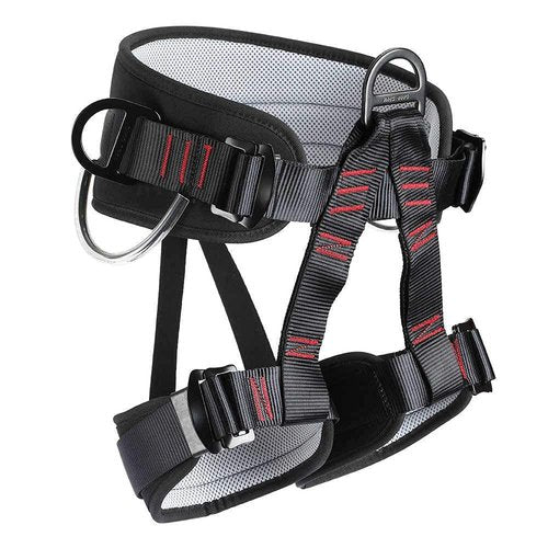 HandAcc Climbing belts, Thicken Professional Half Body Safety Belt Climbing Gear for Tree Climbing, Fire Rescue, Rappelling and Other Outdoor Adventure Activities
