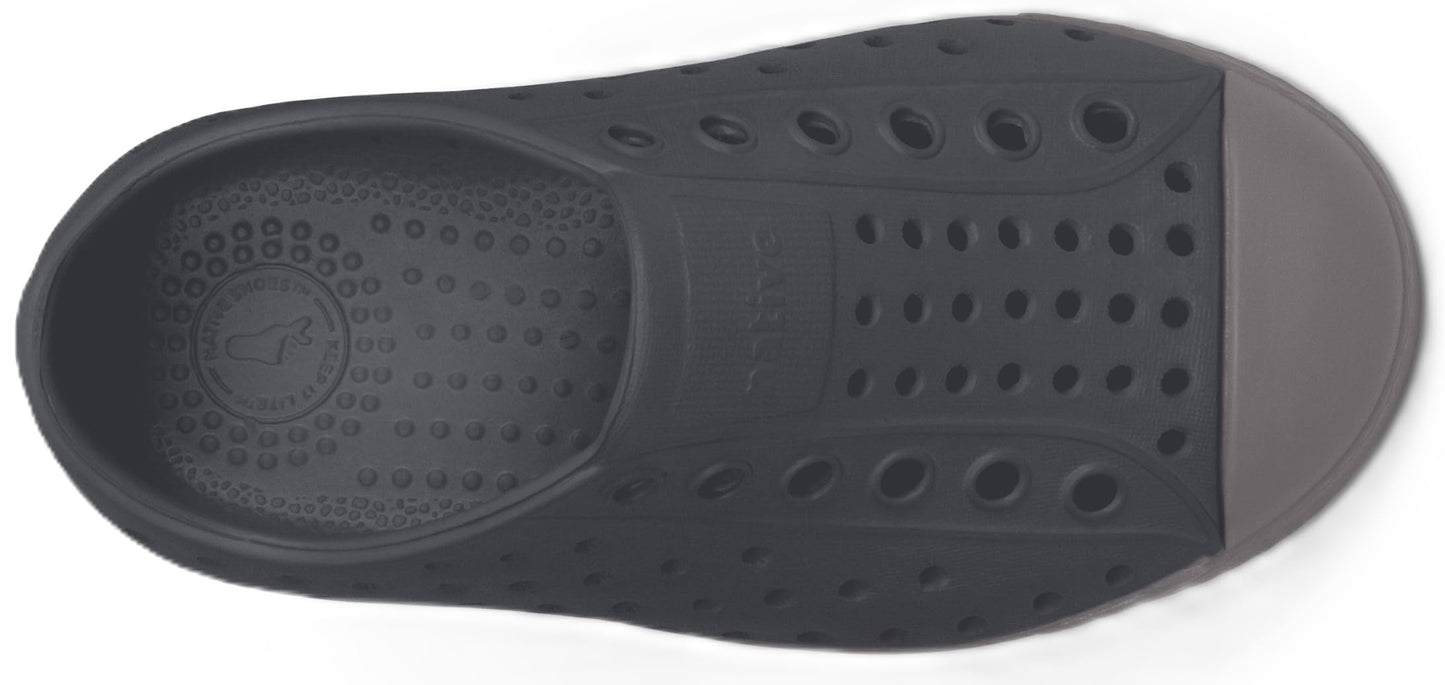 Native Shoes Unisex-Kids Jefferson Sneakers, Gravity Grey/Satellite Grey, 9 Toddler