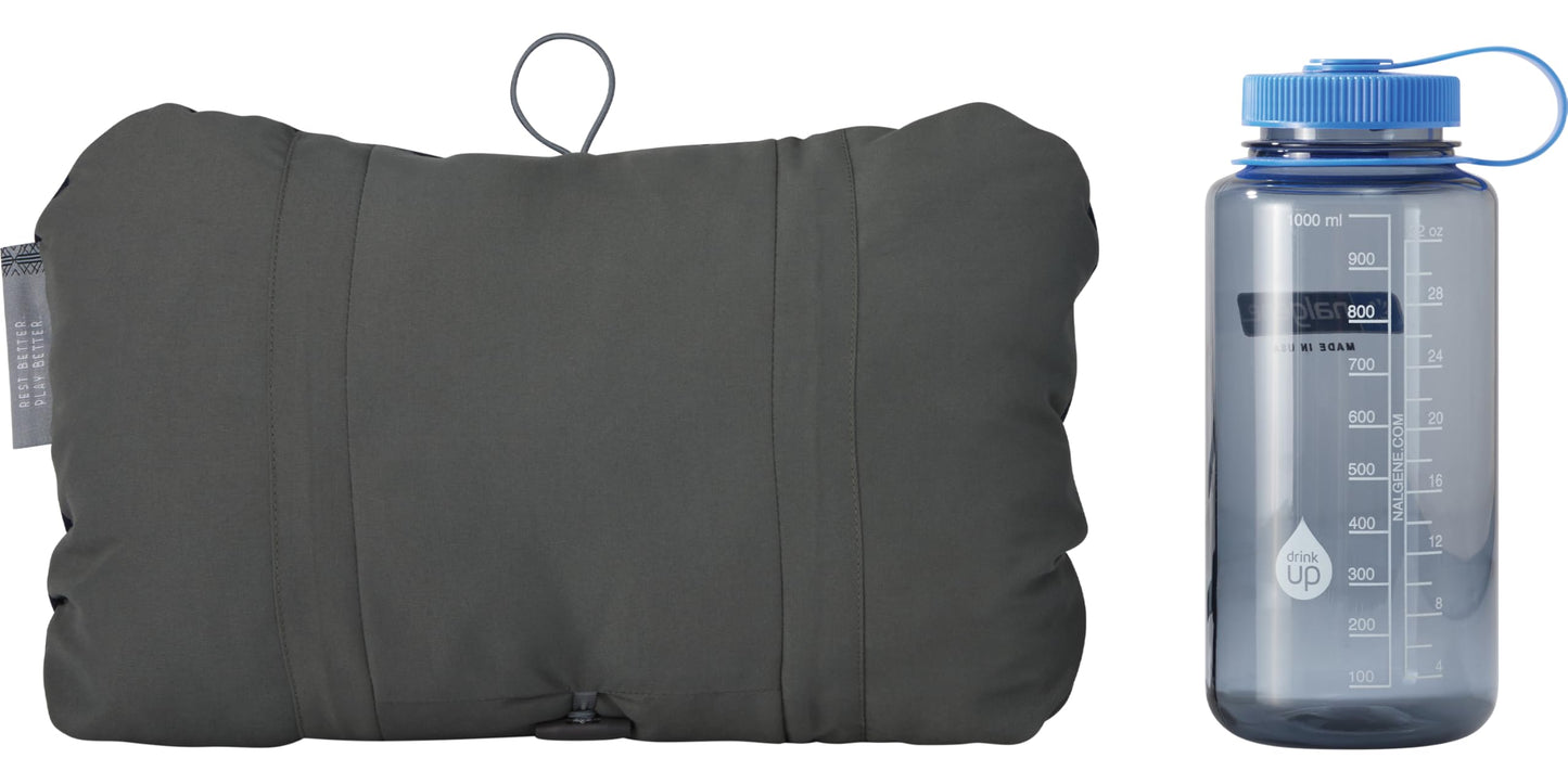 Therm-a-Rest Compressible Cinch Camping and Backpacking Pillow, Regular - 14 x 18 Inch, Desert