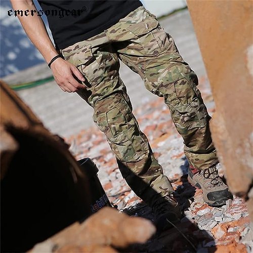 EMERSONGEAR G8 Paintball Pants with Knee Pads，Tactical Men Combat Pants，Army Airsoft BDU Outdoor Trousers