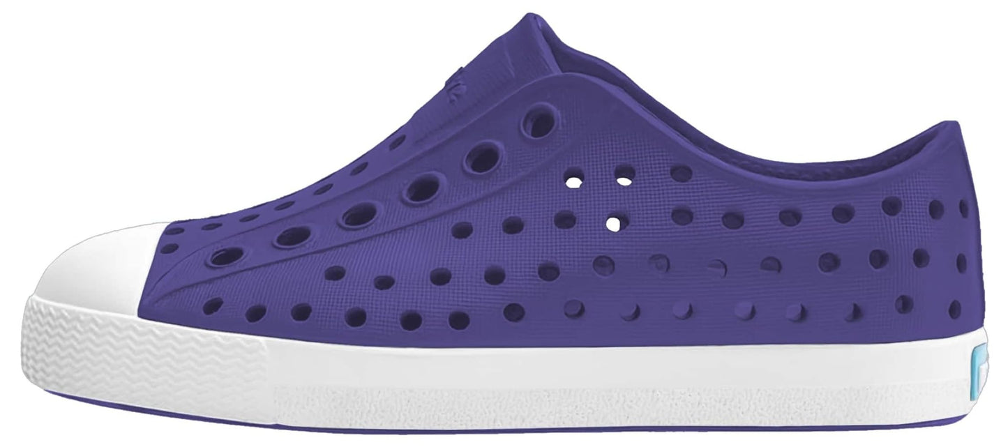 Native Shoes Unisex-Kids Jefferson Sneakers, Glamour Purple/Shell White, 12 Little Kid