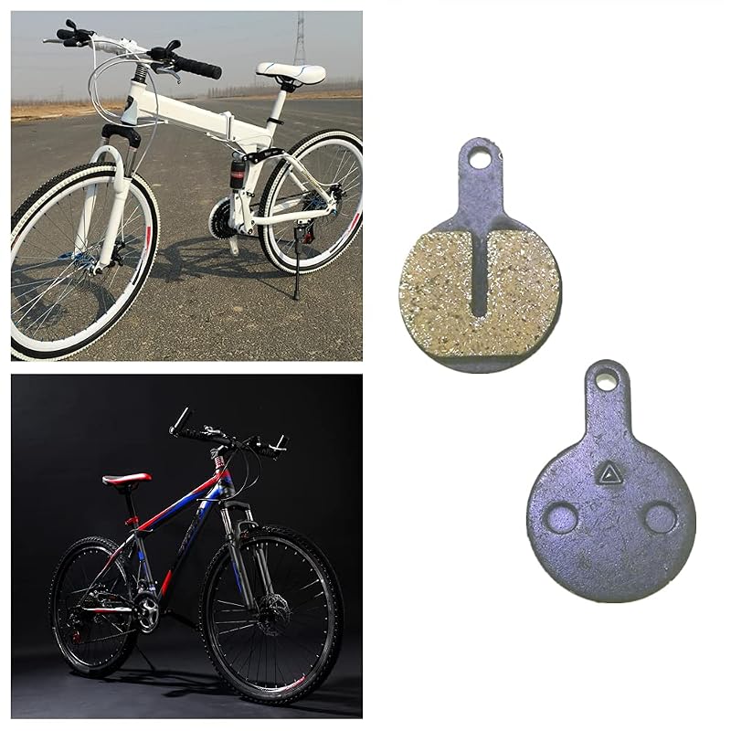 Bicycle Disc Brake Pads 2 Pairs with Springs & Clips for Tektro Novela Lyra L10 IOX Resin Semi-Metallic
