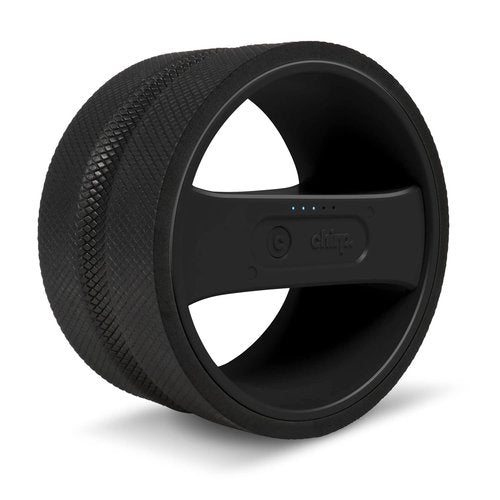 Chirp Wheel Pro Vibrating Massage Roller - 3 Speed Electric Massager for Back Pain Relief & Muscle Therapy, Workout Recovery, Physical Therapy, Yoga Massage | High Density Foam, 8" Black Up to 500 lbs