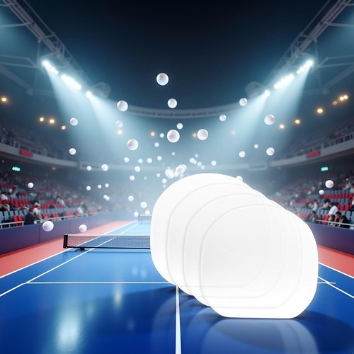 4 Pcs Table Tennis Racket Protective Film, Transparent Table Tennis Rackets Adhesive Protective Film Adhesive Protective Film for Table Tennis Rubber Protector Rackets Maintenance Cover Accessories