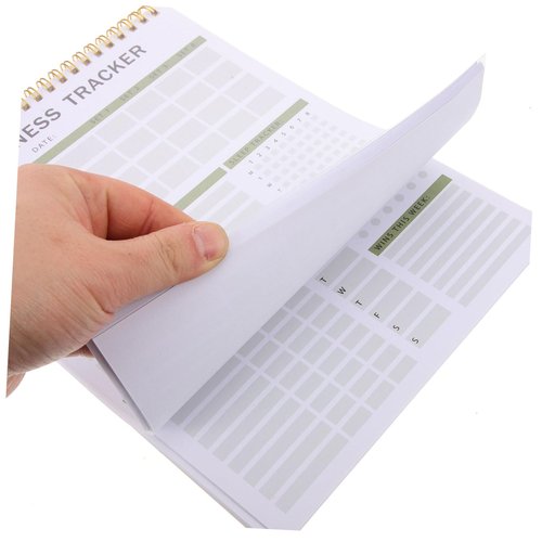 DECHOUS Fitness Journal Notebook Workout Tracker Gym Journal Workout Log Book Planner Supplies for Men