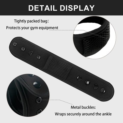 Ankle Band Fitness Pedometer for Men&Women,Compatible with Fitbit Flex 2/One/Zip/Charge 2 3/Alta HR or Garmin Vivofit/2/3/4/JR Fitness Tracker,Adjustable Breathable Sport Ankle Band (Medium)