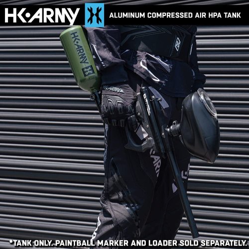 HK Army Paintball Aluminum HPA Tank W/Regulator - 48/3000 - Olive Blue