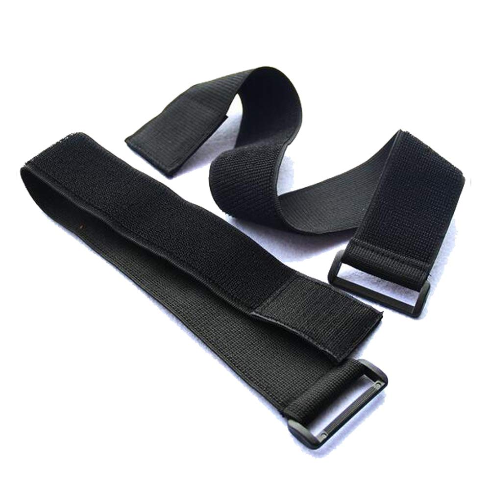 JKJF Cycling Safety Bind Pant Leg Bands Clip Strap Riding Fishing Elastic Ankle Leg Trousers Bind Pants Adjustable Magic Fastening Belt (15 inch length, 1.5 inch width, 2 Pcs)