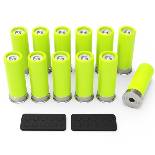 Artemis 12GA Snap Caps Dummy Rounds - Closed Weight & Precise Size for Safe Firearm Training, Fault Diction Test and Dry Fire Practice (12 Pcs)