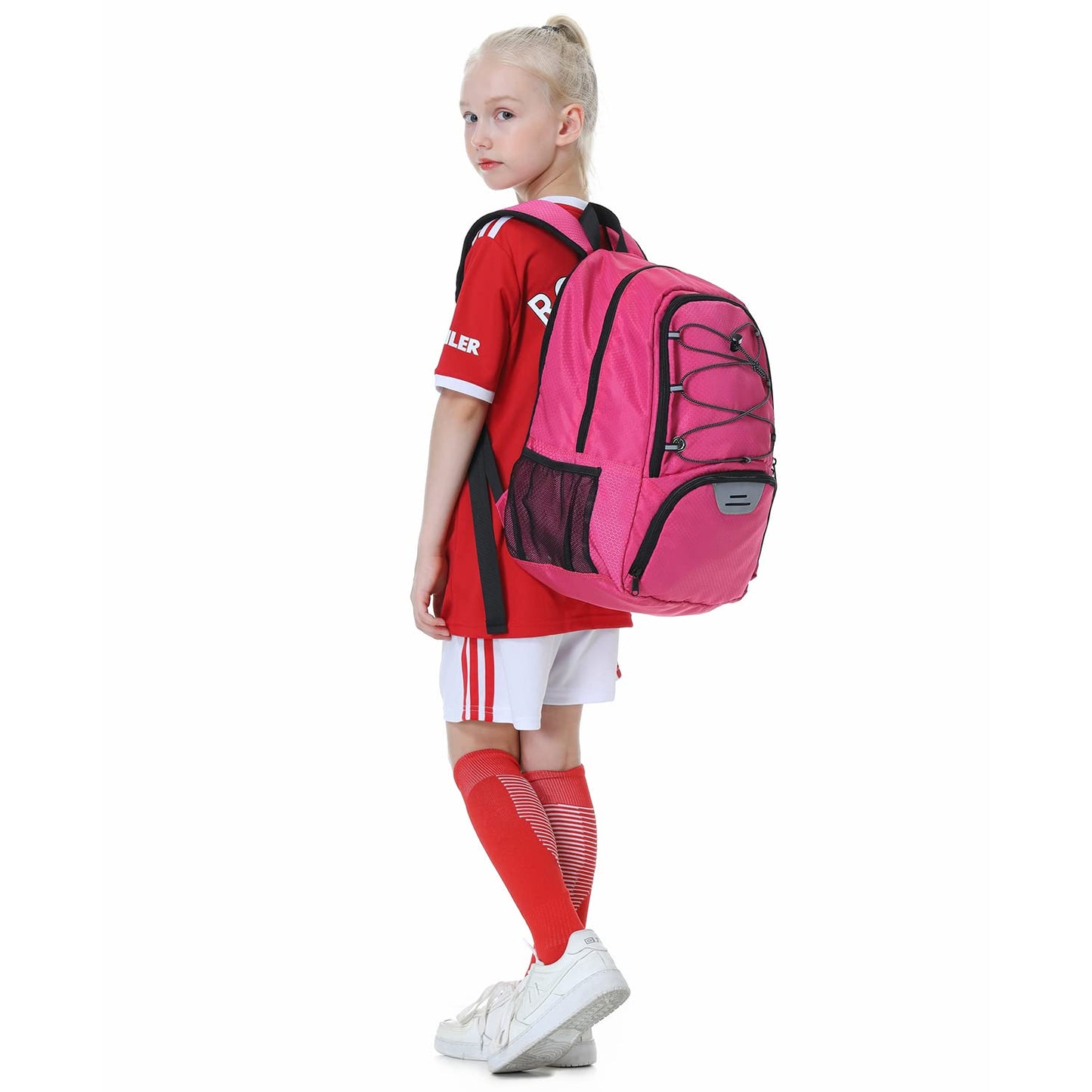 Hsmihair Youth Soccer Bag-Soccer Backpack&Backpack for Football Basketball,with Ball Compartment Separate Cleat Package