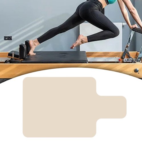 Generic High Performance Pilates Mat for Reformer Fitness Studio, Beige