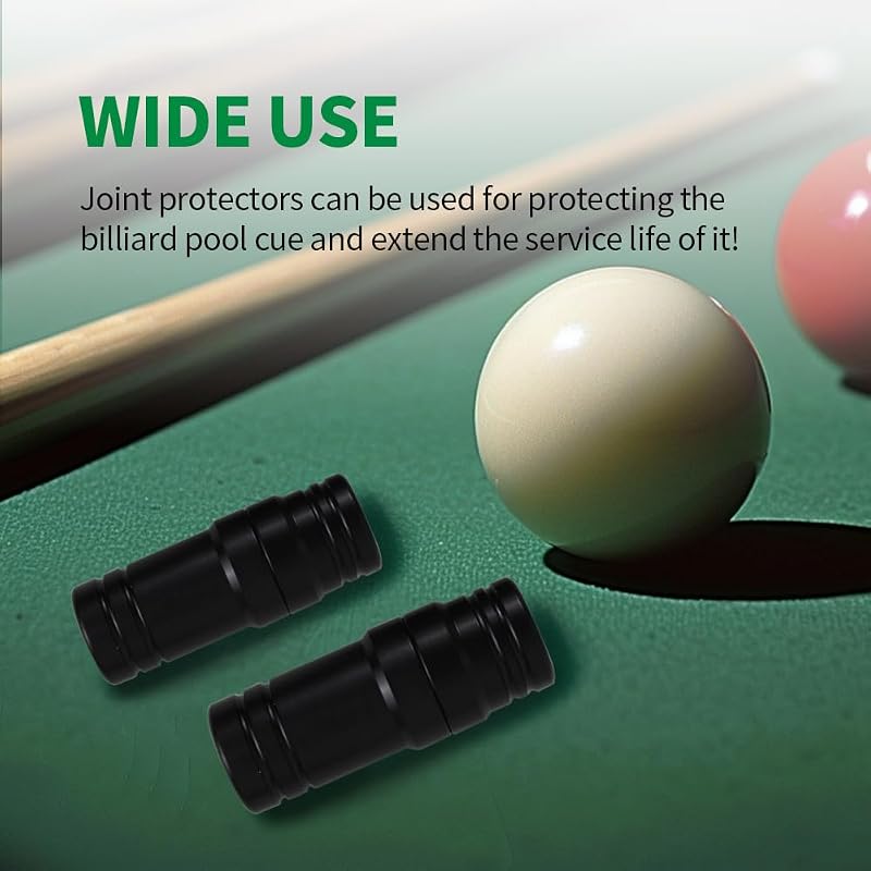 5/16" x14 Pool Cue Joint Protectors Set of 3 (Male + Female) - Mezz Style Variation Included
