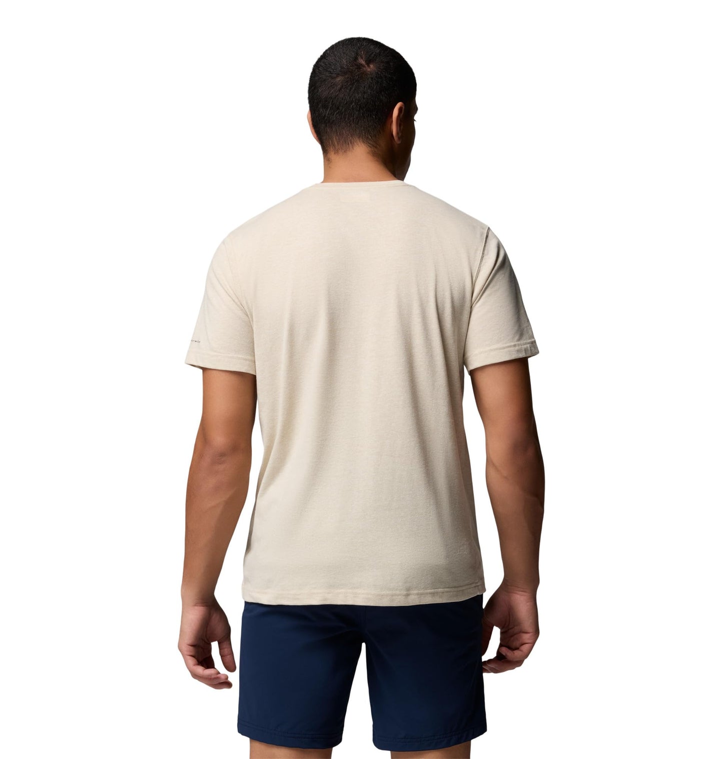 Columbia Men's Thistletown Hills Short Sleeve T-Shirt, Ancient Fossil Heather, Large
