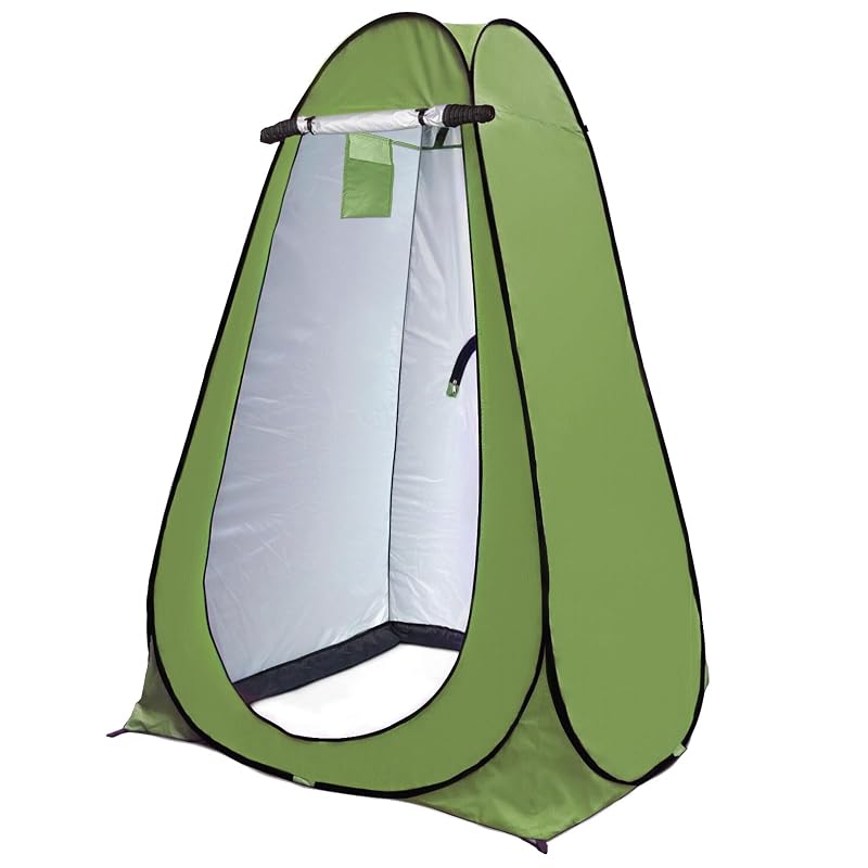 Pop Up Privacy Shower Tent - Portable Outdoor Dressing Room with UPF40+ Waterproof Army Green
