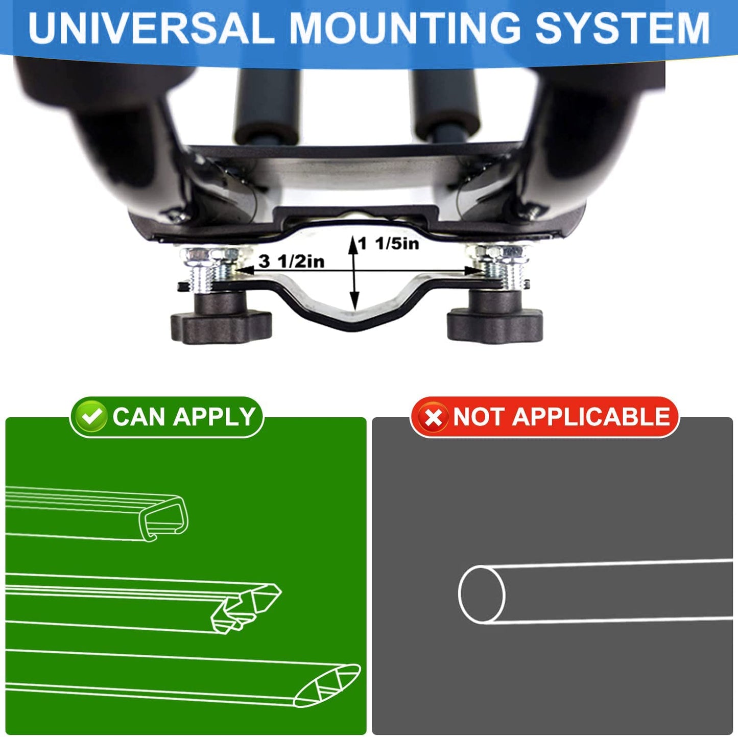 Kayak Roof Rack Foldable Kayak Roof Carrier Rack for Car, SUV, Pickup, Trucks, Kayaks Canoes Paddle Board Car Rack