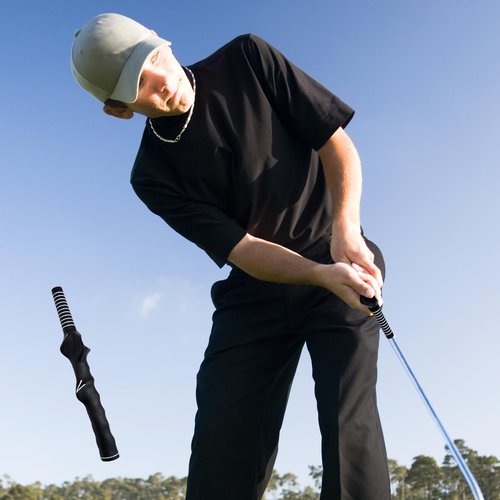 Golf Training Grip Left-Hand, Golf Club Grip Swing Trainer, Golf Practice Grips for Beginner Learn Correct Grip Posture