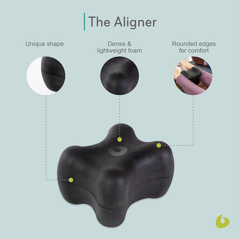 Aligner Pilates and Yoga Block - Balanced Body Alignment Tool, 5" W x 11" L
