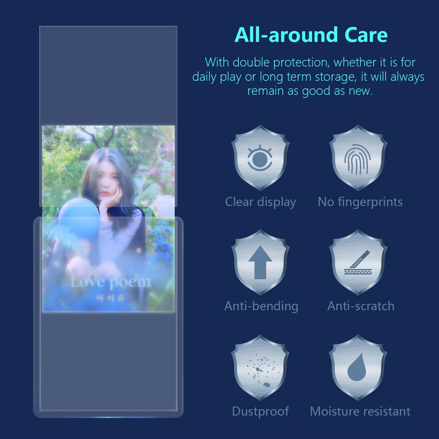 200 Card Sleeves - 3"x4" Hard Plastic Top Loaders for Cards - Trading Card Sleeve & Baseball Card Holder - Premium Topload Ablum Photocard Holder for Sports, Game & Kpop Cards (100Soft+100Hard)