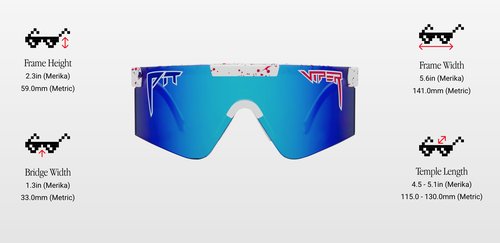 Pit Viper Sunglasses I The Original 2.0 I Regular Fit I HDPV Polarized Lens, Indestructible Frame I Turbo Adjustable for Perfect Fit I Micro Fiber Bag & Retainer Straps I Pink Lens, Light Blue Frame