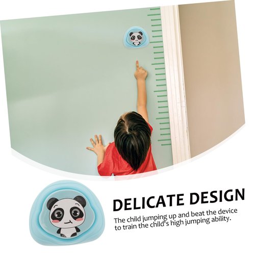 Hohopeti Boy Girl Touch High Jump Counter Jumping Training Device for Boy Girl Voice Counting Glowing Design Easy to Install Exercise Tool for Height Growth Safe Material