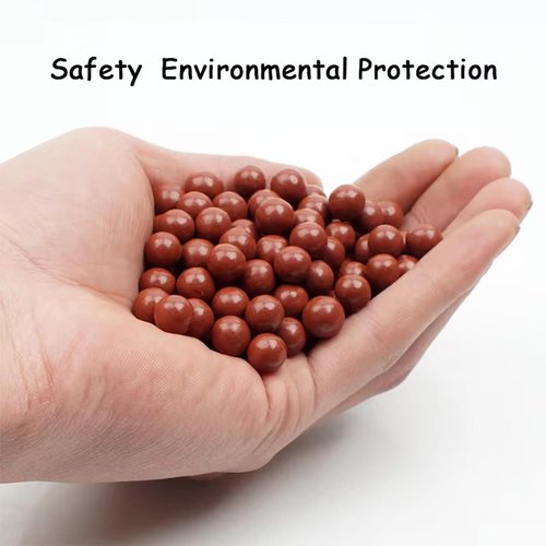 Biodegradable Clay Slingshot Ammo for 3/8 Inch - Straight & Precise Practice Slingshot Ammo - 500pcs Nontoxic Pocket Slingshot Ammo