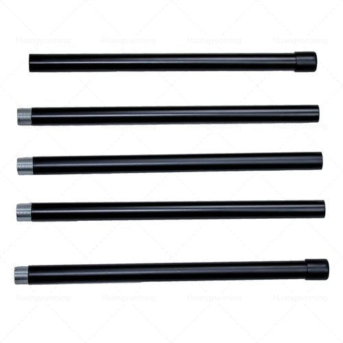 Huangyunming Yoga Stick 5 ft Sturdy Steel, Adjustable Stretching Stick for Mobility, Flexibility and Balance,Equipped with 5 steel pipes for fitness, rehabilitation, and posture (BLACK, Five steel pipes)