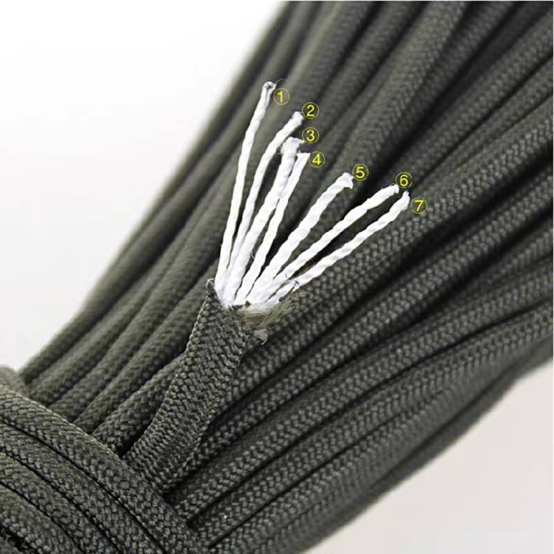 10PCS Random Combo 3meter /10ft Diameter 4mm Paracord Cord Bracelet Crafting Combo Kits Multifunction Paracord Ropes for DIY Manual Braiding Supplies Making Lanyard, Bracelet, Dog Collar