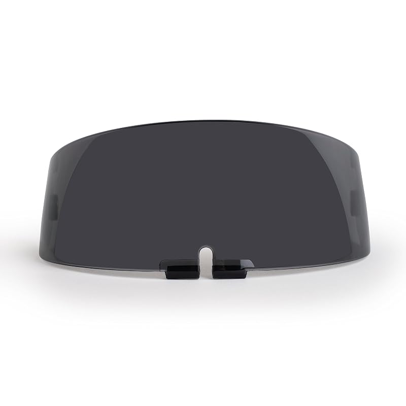 RIP-IT Softball Visor Shield for Fielder’s Masks - Lightweight Smoke Grey