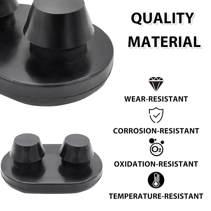 Replacement Non-Slip Rubber Feet for RTIC/YETI Coolers 45-316 Qt — 4 pcs