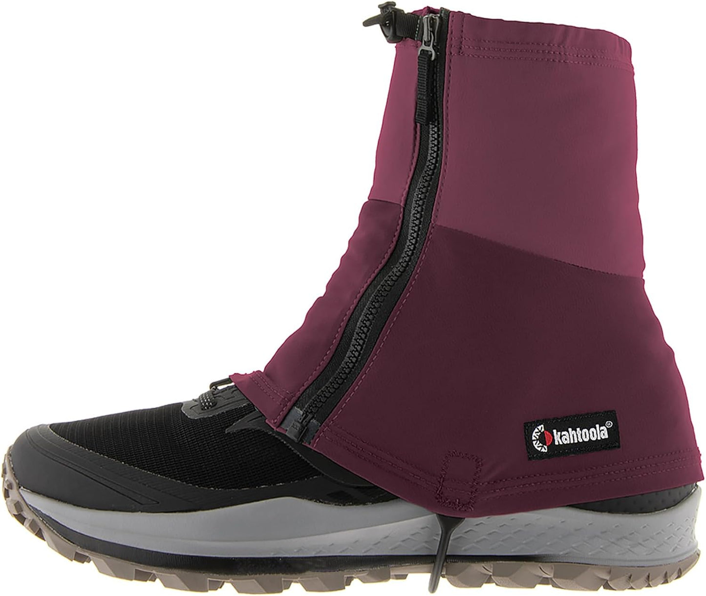 Kahtoola INSTAgaiter Mid Gaiters for Hiking, Trail Running, Mountaineering, Hunting, Rocky Terrain, Mud, Snow & Ice