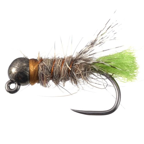 BASSDASH Trout Fly Fishing Flies Tenkara Wet Dry Flies Nymphs Sakasa Kebari 12pcs Assortment Barbless Barbed Hooks