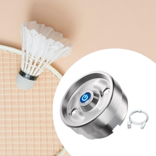Aosekaa Feather Shuttlecock Humidifier Badminton Ball Steamer Shuttle Portable Multipurpose Birdie Storage Container Top Cover, Silver Gray