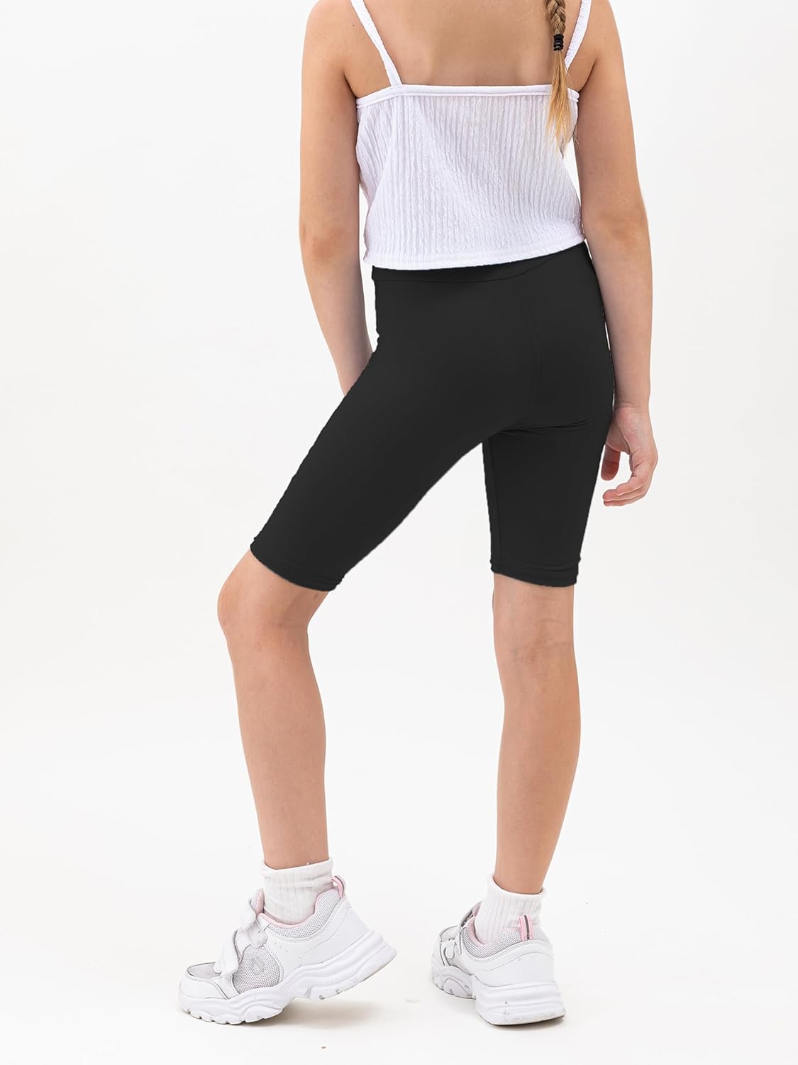 10 Pack Girls Bike Shorts 2.36” High Waisted Black Yoga Shorts for Toddler Girls Running Dance Jumping Sports Cheer