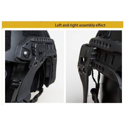 FM* Half Seal Mask (Folding Typle) for Tactical Helmet (TypeA) BK