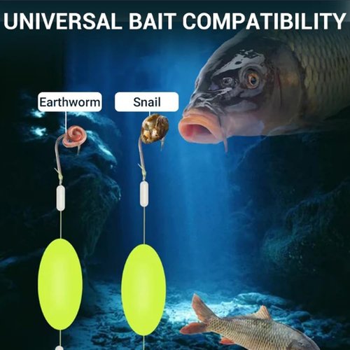 3PC Double-Hook Reverse Bottom Rig, Upgraded Swimming Bait for Freshwater Saltwater, Fishing Lures for Beginners Amateurs and Professionals Outdoor