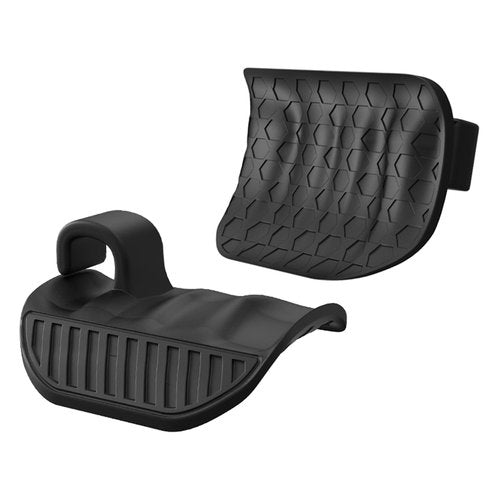 Weight Lifting Grips for Men Women, Rubber Gym Grips Pads for Palm Protection, Anti-Slip Hand Palm Protection Wrist Wraps, Fingerless Workout Gloves for Men, Exercise Support Accessories (Black)