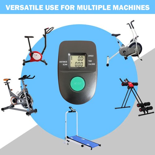 XJKLBYQ Bike Speedometer, Professional Monitor Speedometer for Stationary Bikes Waterproof Cycling Odometer for Rowing Machine Cycling Counter Gym Accessories, Exercise Accessories