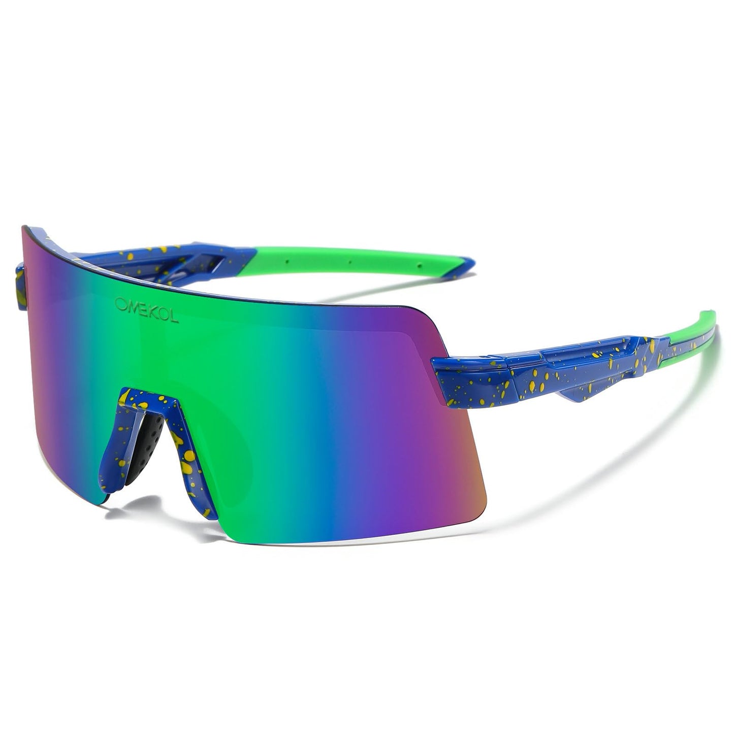 OMEKOL Age 8-18 Youth Polarized Baseball Sunglasses Boys Girls Sports Sun Glasses UV400 Goggles Head Width Less Than 5 Inch- AP8-S