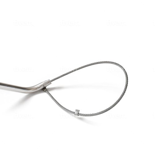 Pacific Reef Spearfishing Premium Lobster Noose (Spring Loaded) w/Auto-Tightening Spring - Stainless Steel Lasso Snare for Lobster with Tickle Stick | Heavy Duty Professional Grade