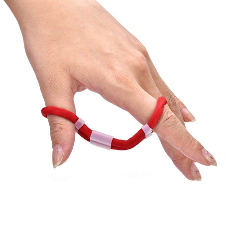 Joyzan Archery Finger Sling, Adjustable Fingersling Soft Elastic Cloth Shoot Padded Wear Resistant Traditional Outdoor Recurve Bow Hunting Trainer Clicker Shooting Accessories Barebow Longbow