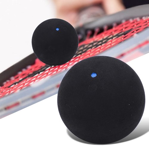 GOTOTOP Single Dot Squash Balls Rubber, 37mm Diameter, Squash Racket Balls for Beginner Competition Training (Single)