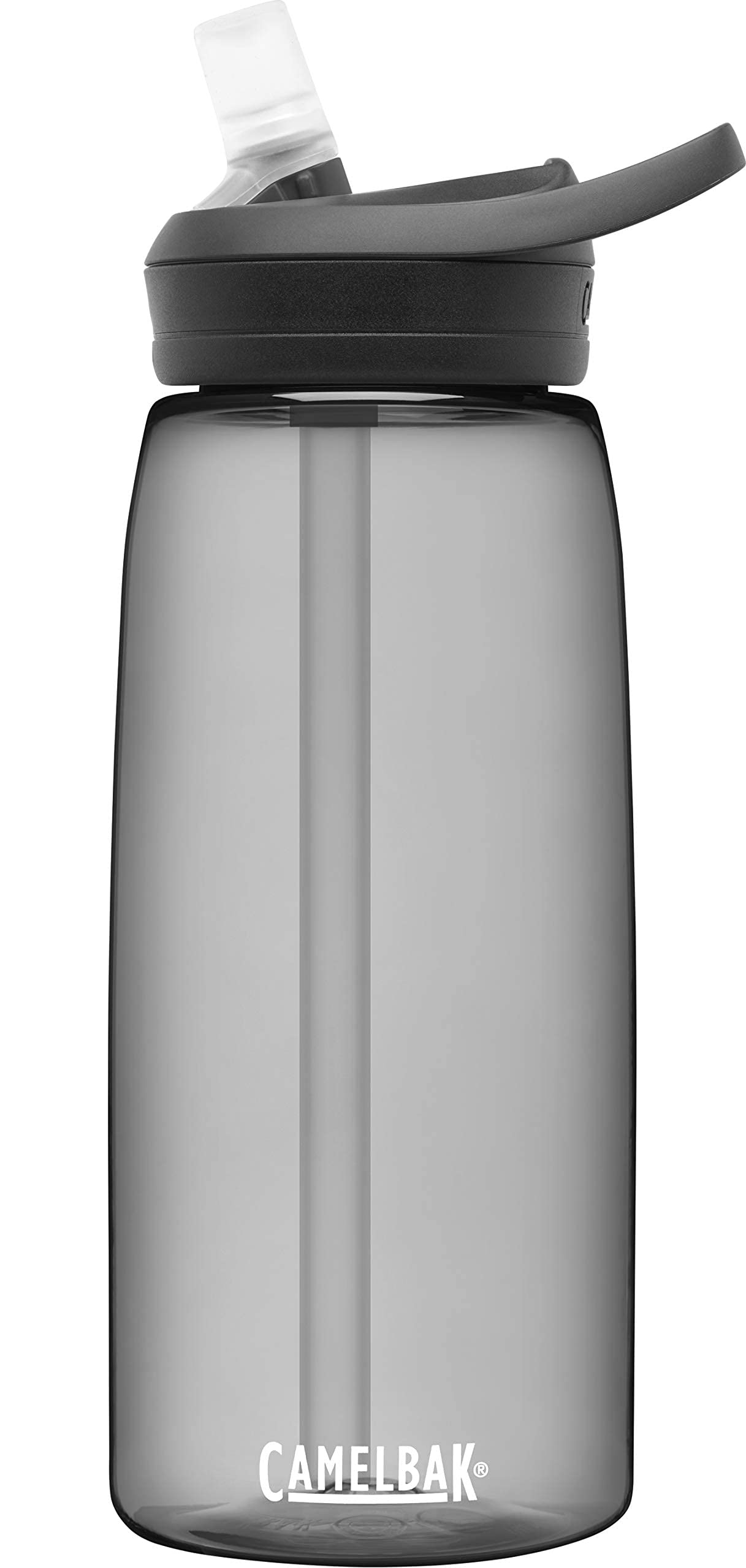 CamelBak Eddy+ Water Bottle with Bite Valve Straw, Leak‑Resistant Easy‑Sip Design for Everyday Hydration, 32oz, Charcoal
