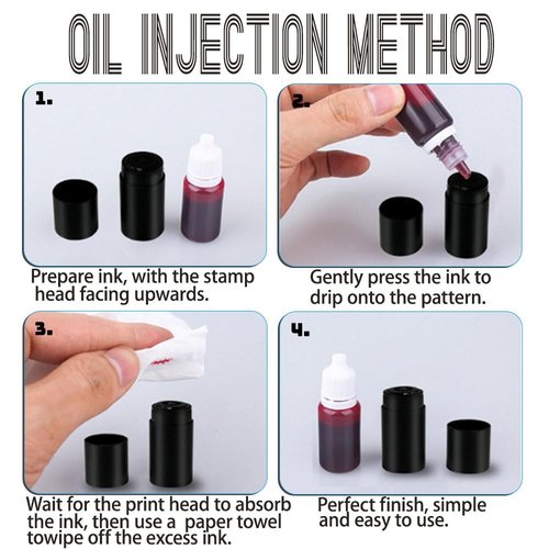 Custom Golf Ball Stamp Marker, Absolutely Clear - Self-Inking Golf Ball Personalized Stamp with Monogram Logo Design, Durable Waterproof Golf Ball Marking Gift for Golf Lover Dad HusbandFriend Gift